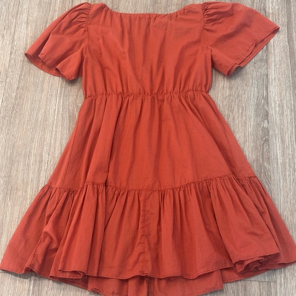 J. Crew Button-Front Cotton Voile Beach Dress in Summer Red - Picture 10 of 12